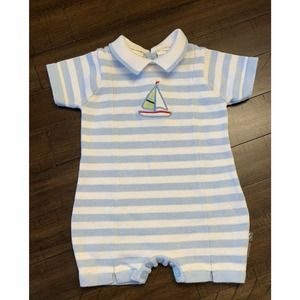 Laura Ashley Nautical  Knit Romper: 9 months